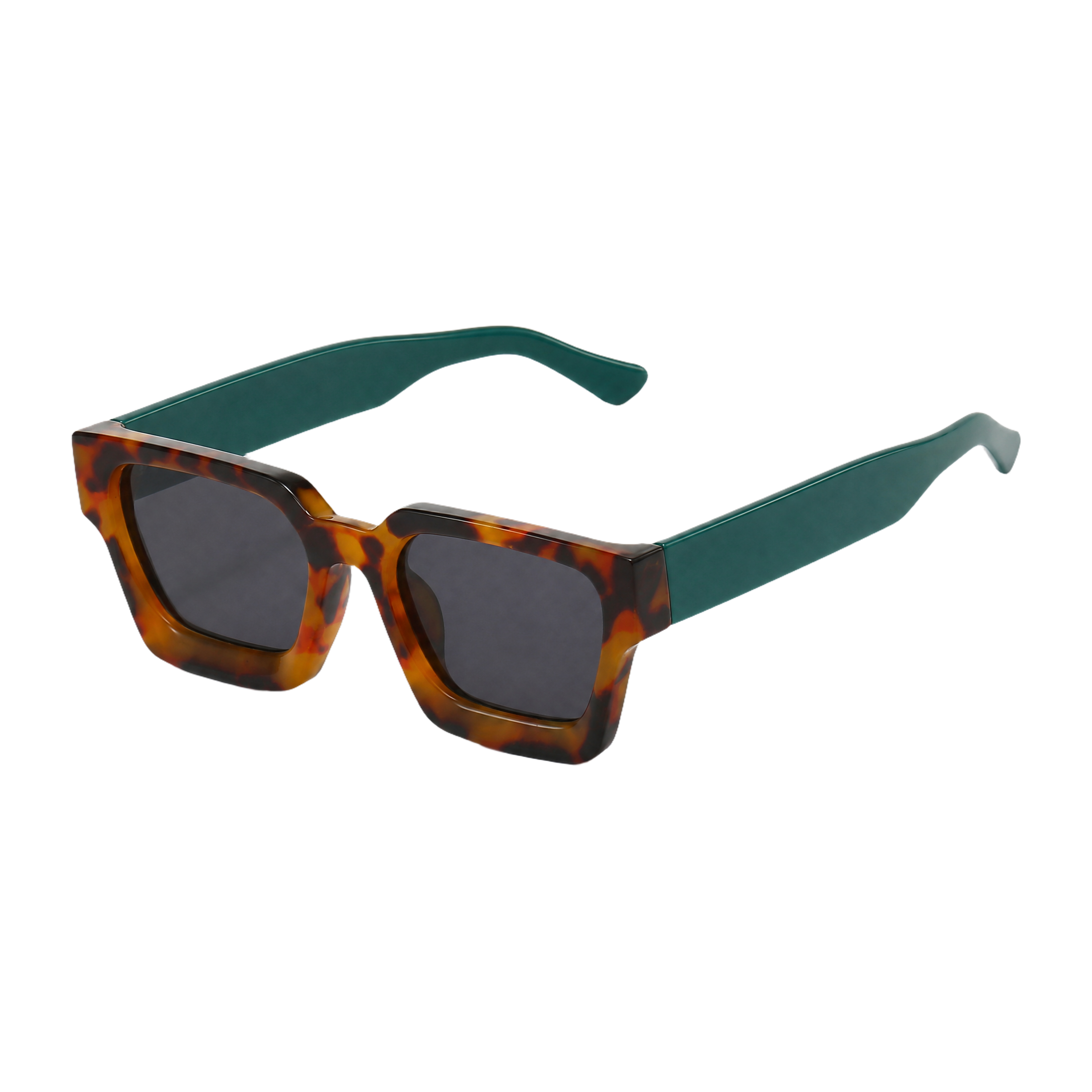 MV Kingsley — Square Acetate Sunglasses Blue Green