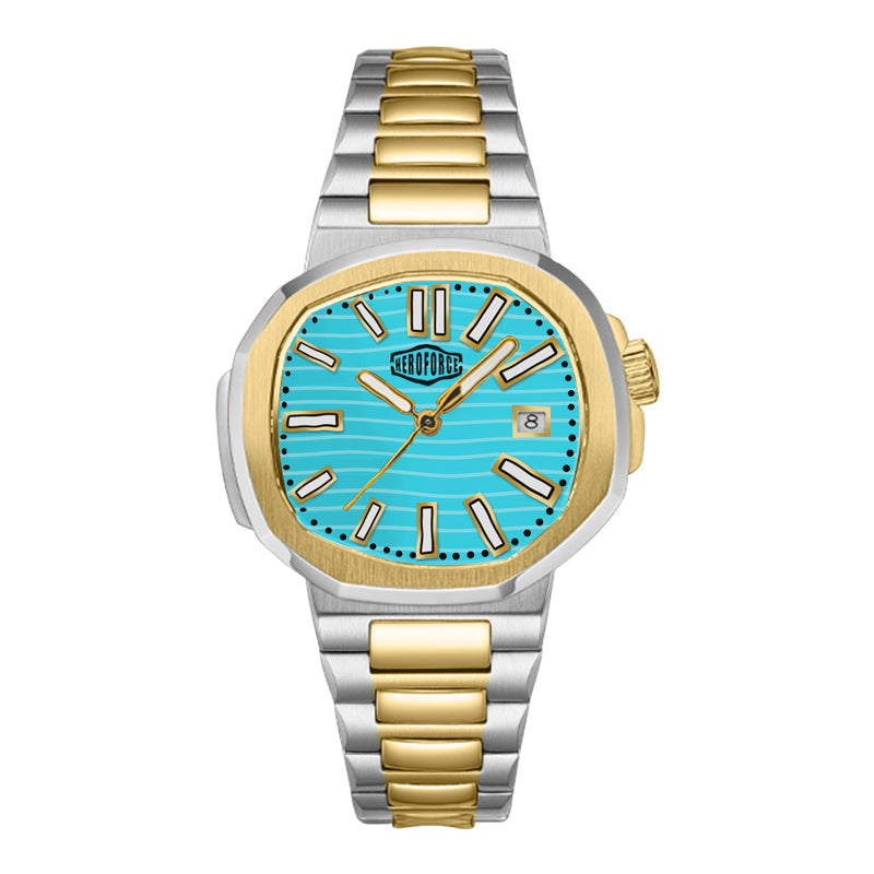 HeroForce 5019 - Classic Men’s Quartz Watch - Stainless Steel Strap & Date Window Martino Valenti