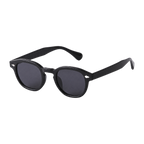 MV Ashford — Round Acetate Sunglasses Black 2