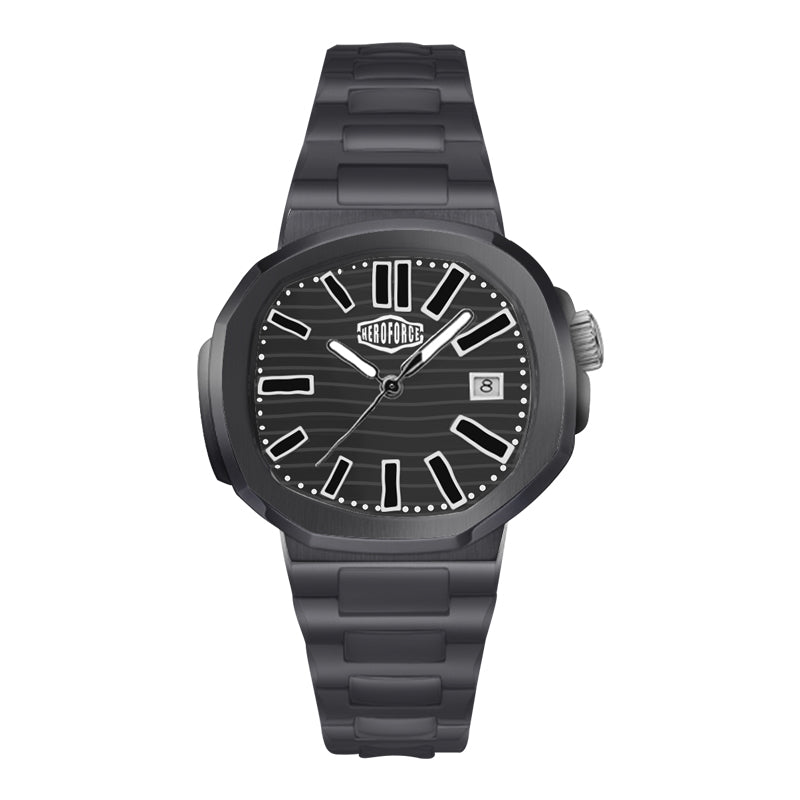 HeroForce 5019 - Classic Men’s Quartz Watch - Stainless Steel Strap & Date Window Martino Valenti