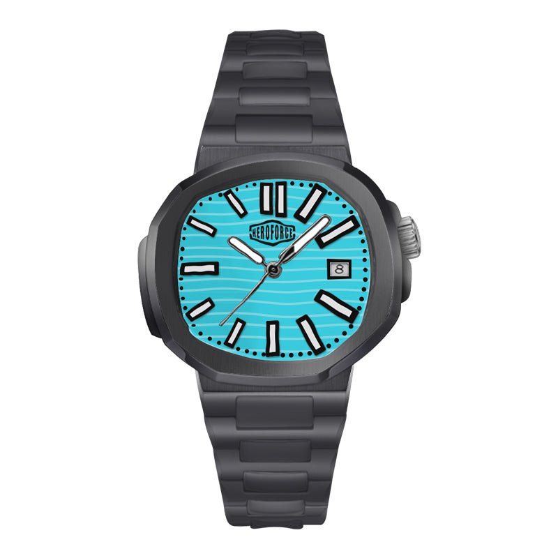 HeroForce 5019 - Classic Men’s Quartz Watch - Stainless Steel Strap & Date Window Martino Valenti