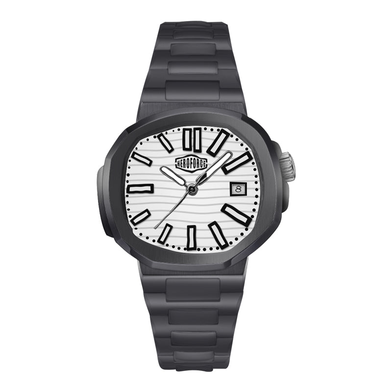 HeroForce 5019 - Classic Men’s Quartz Watch - Stainless Steel Strap & Date Window Martino Valenti