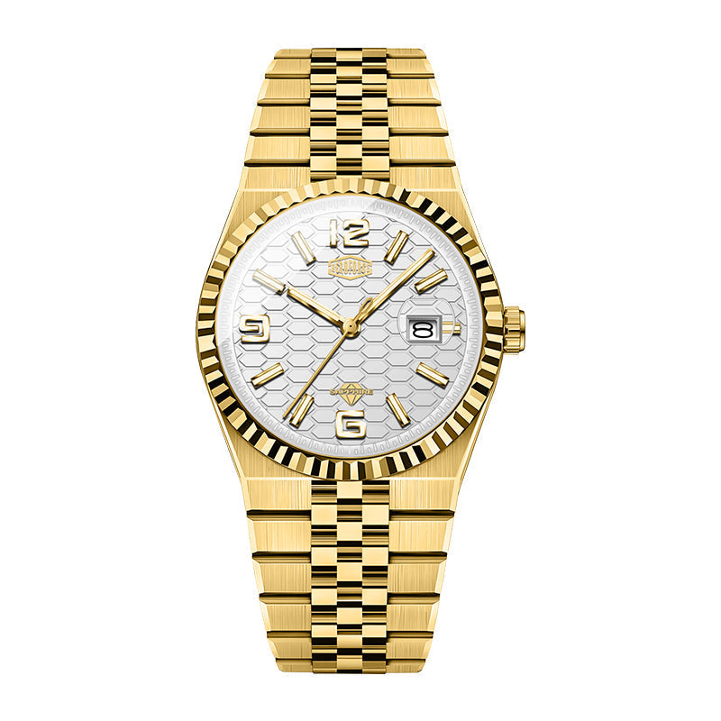 HeroForce 5036 – Premium Feel Watch - Geometric Face Design Martino Valenti
