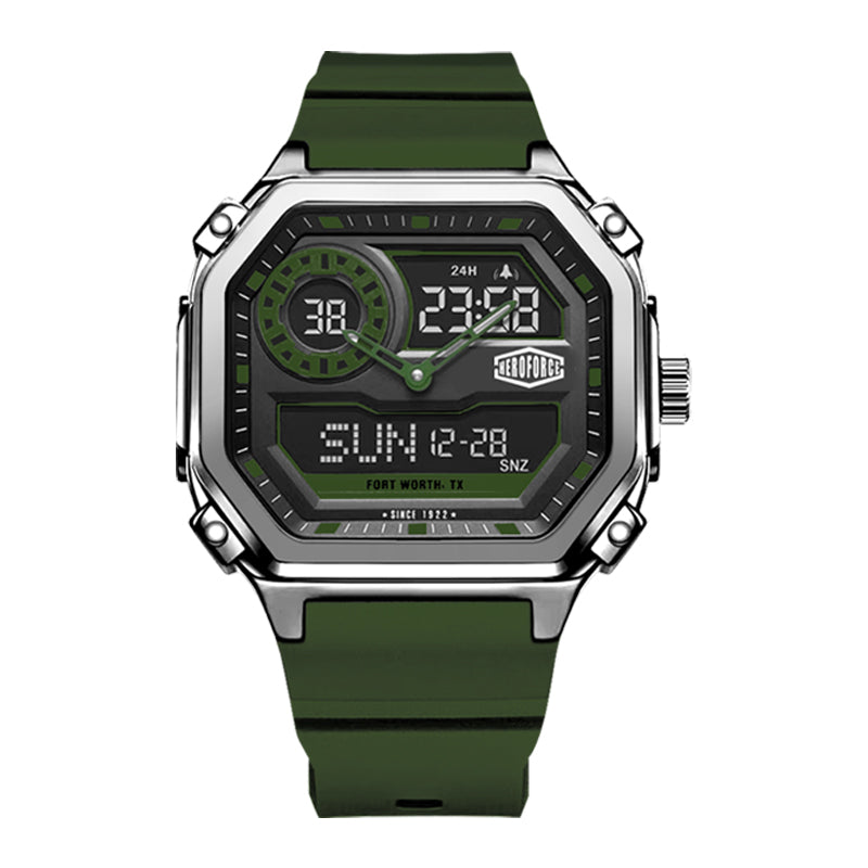 HeroForce 5021 - Analog-Digital Combo with Bold Sport Design Martino Valenti