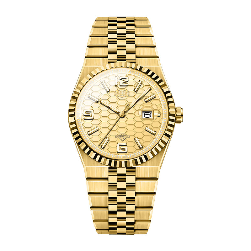 HeroForce 5036 – Premium Feel Watch - Geometric Face Design Martino Valenti