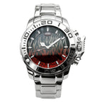 HeroForce 2370D - Flame Dial Men’s Watch – Sport Luxury Steel Timepiece Martino Valenti