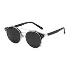 MV Falcon — Browline Sunglasses Silber Black