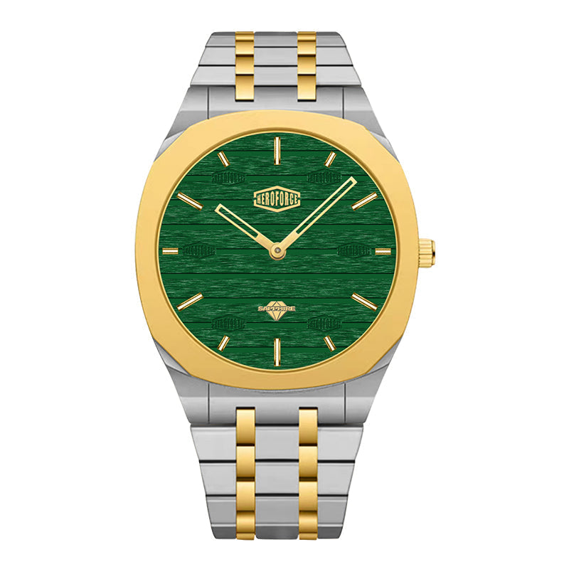 HeroForce 5038 - Emerald Horizon – Octagonal Men’s Luxury Watch Martino Valenti