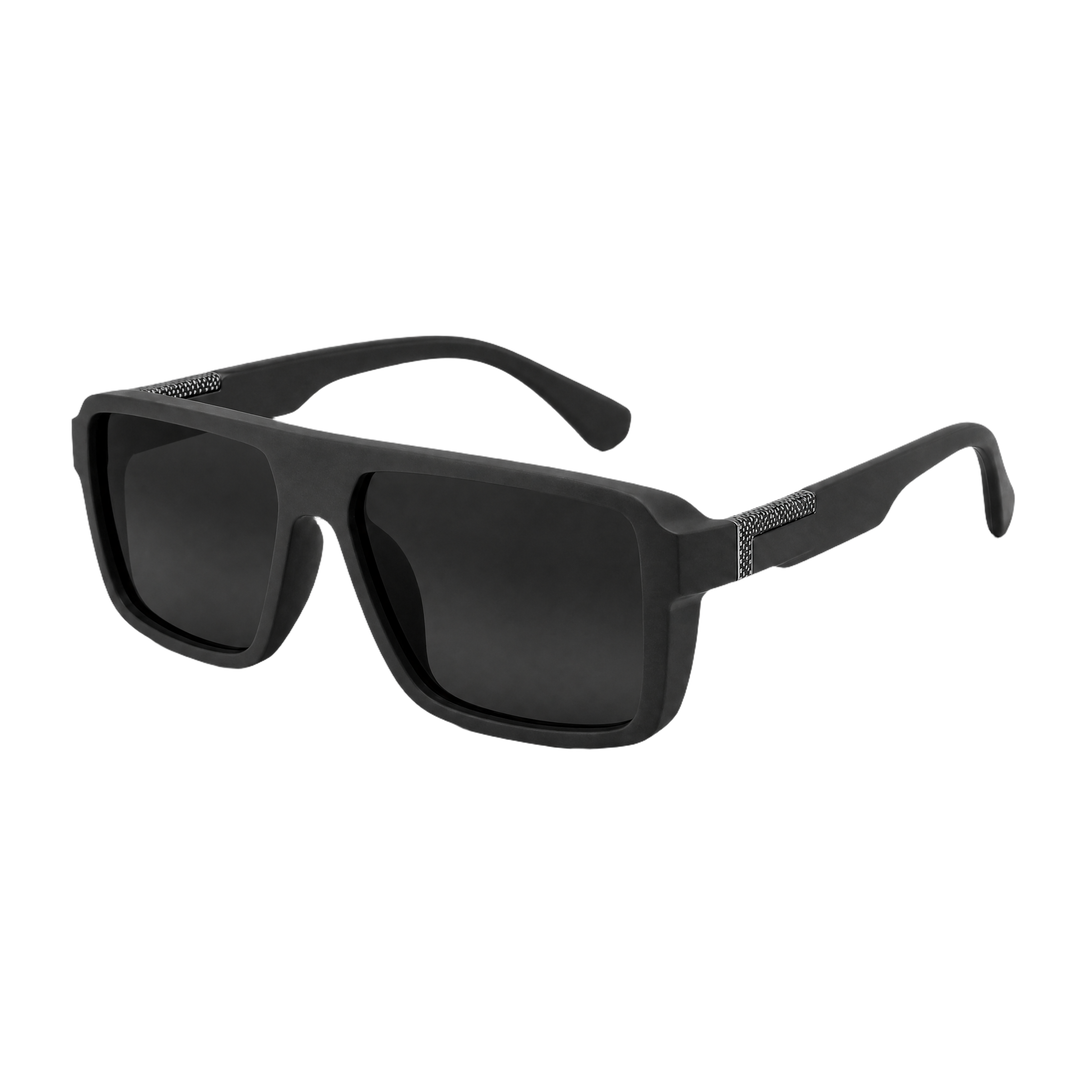 MV Dorian — Square Acetate Sunglasses Black