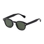 MV Ashford — Round Acetate Sunglasses Black