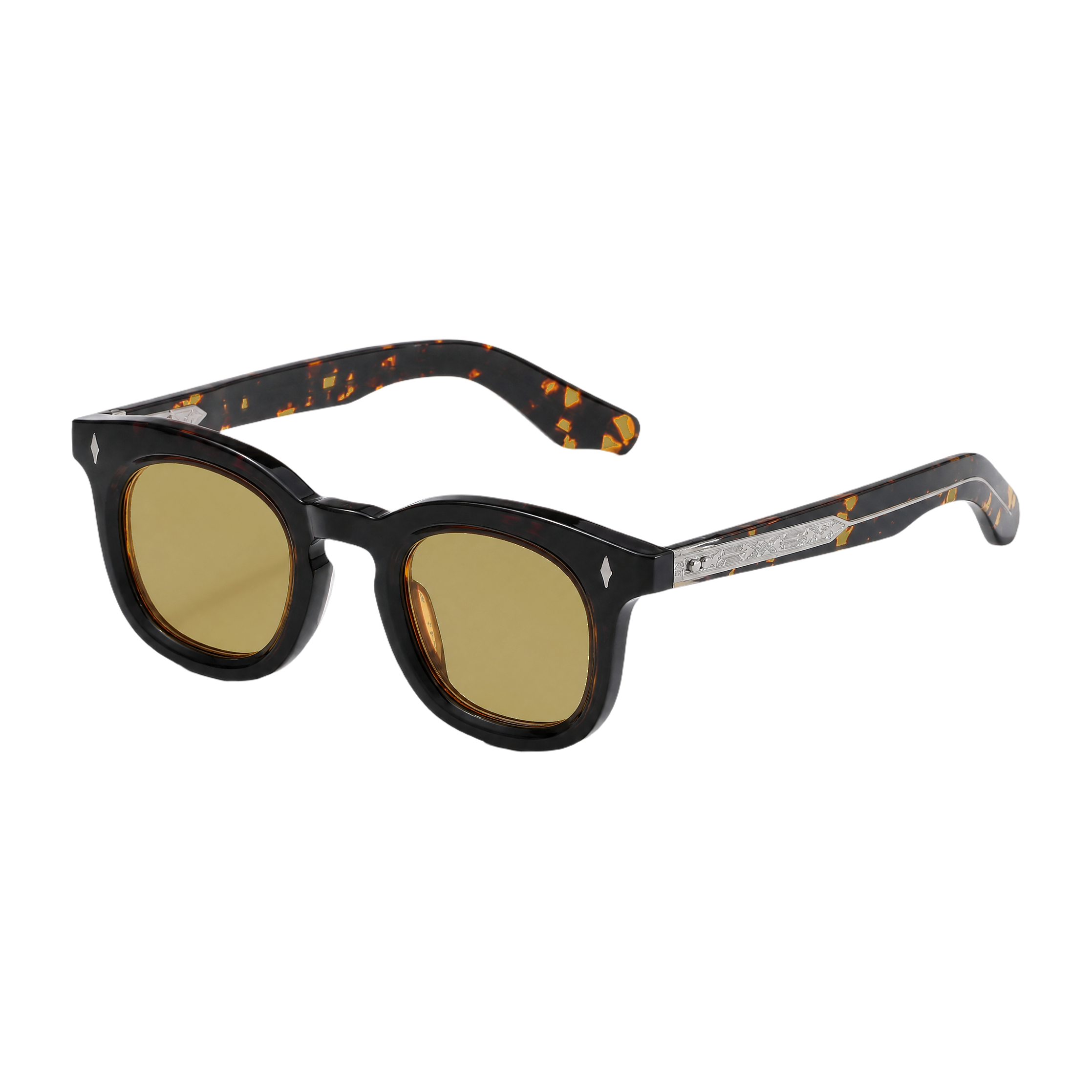 MV Lennox — Round Acetate Sunglasses hero