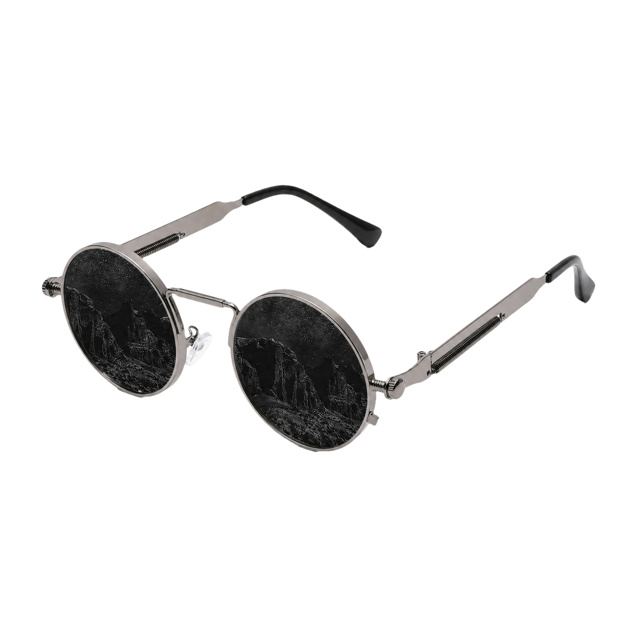 MV Vintage Round No.05 — Sunglasses Gun Gray