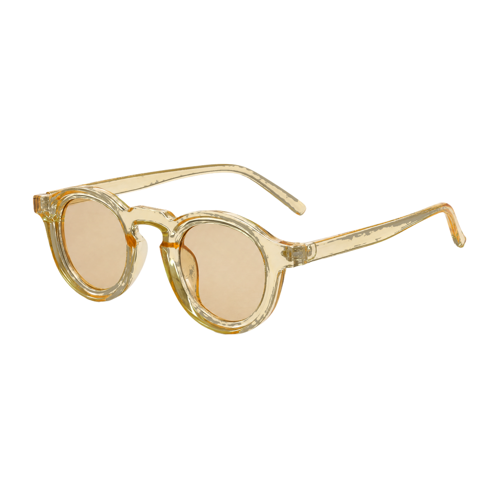 MV Hawthorne — Round Acetate Sunglasses Orange
