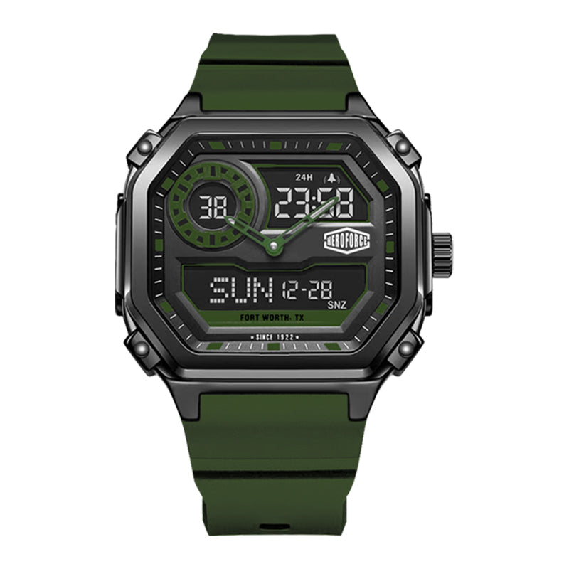 HeroForce 5021 - Analog-Digital Combo with Bold Sport Design Martino Valenti