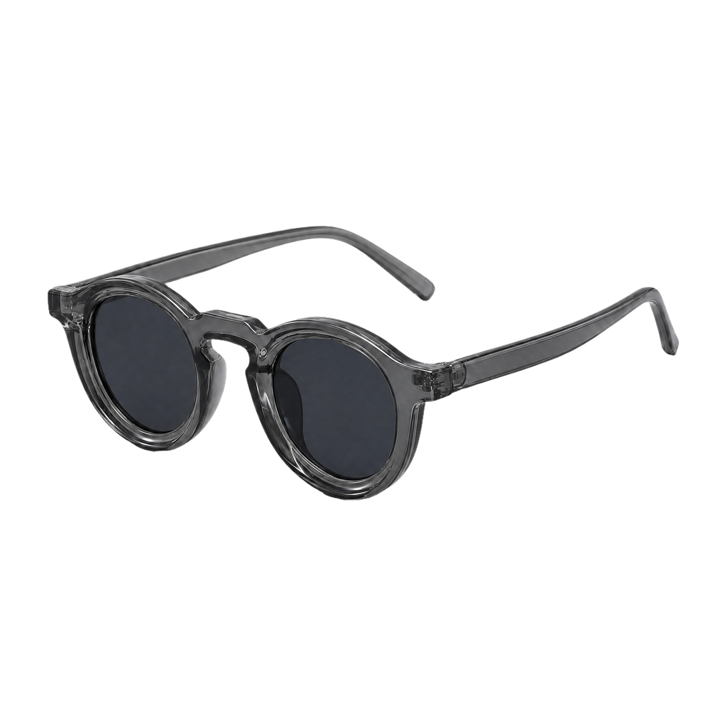 MV Hawthorne — Round Acetate Sunglasses Blue