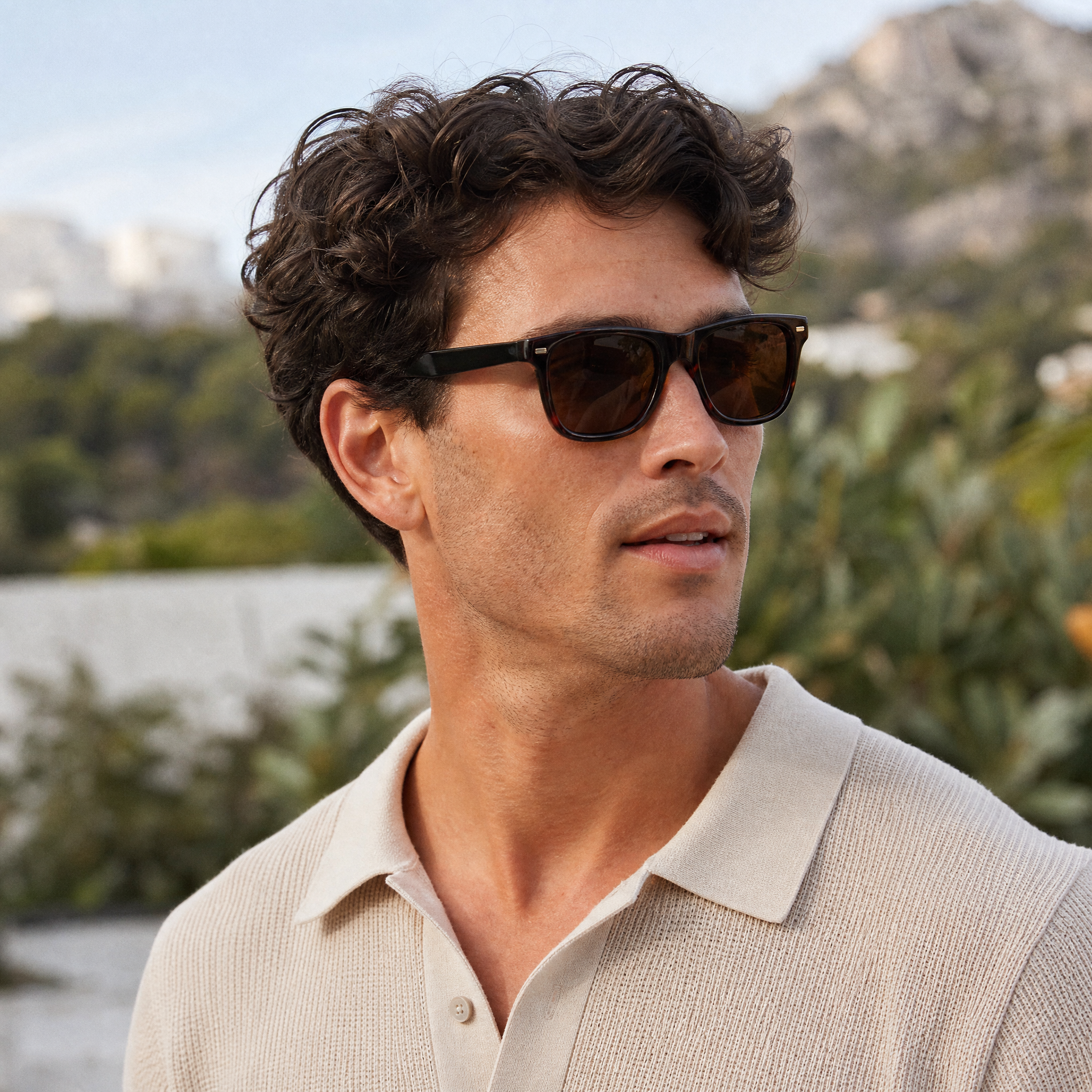 MV Fenwick — Square Acetate Sunglasses worn