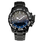 HeroForce 2370D - Flame Dial Men’s Watch – Sport Luxury Steel Timepiece Martino Valenti