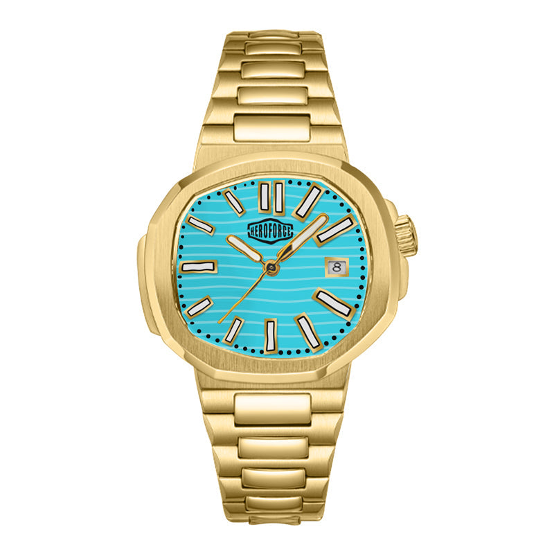 HeroForce 5019 - Classic Men’s Quartz Watch - Stainless Steel Strap & Date Window Martino Valenti