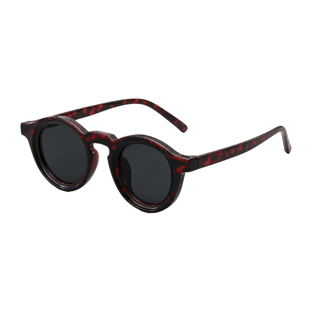 MV Hawthorne — Round Acetate Sunglasses Black Blue 2