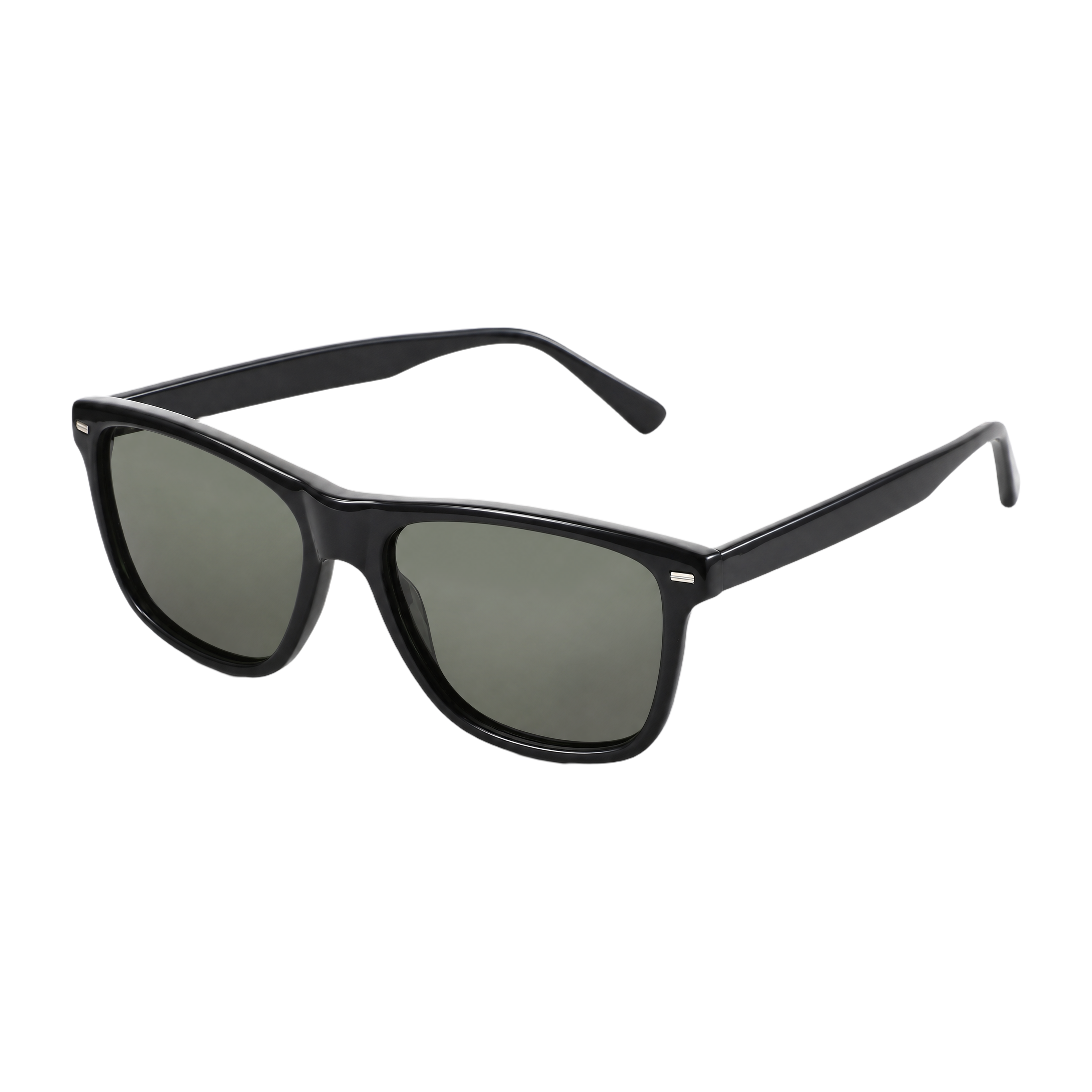 MV Fenwick — Square Acetate Sunglasses 001grey Lens