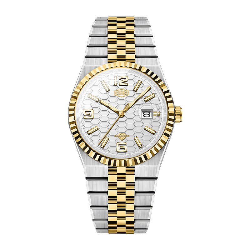 HeroForce 5036 – Premium Feel Watch - Geometric Face Design Martino Valenti