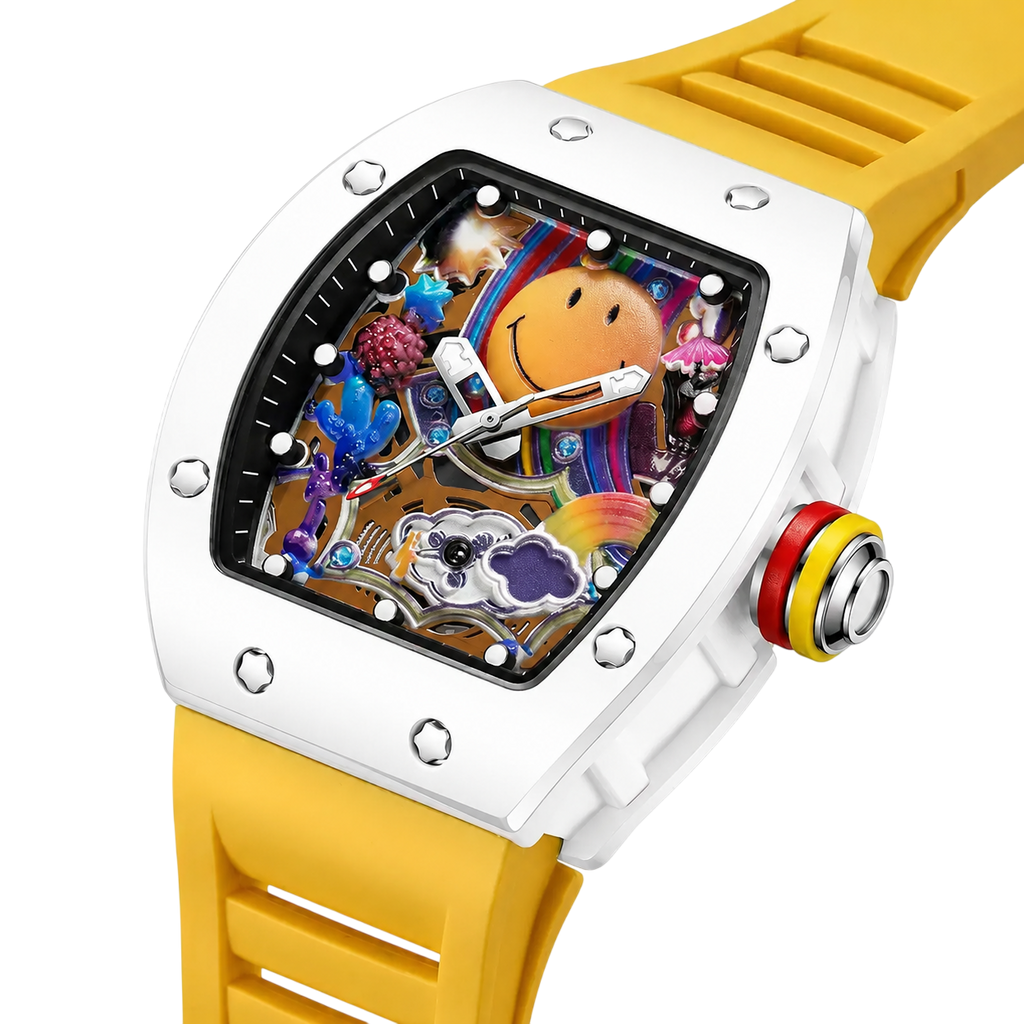 VIBELIX – Designer Art Dial Watch with Sport Strap Martino Valenti