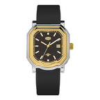 HeroForce 5051P – Men’s Square Business Watch with Multi-Faceted Bezel and Date Martino Valenti