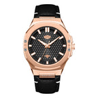 HeroForce 5033B - Luxury Men's Analog Wrist Watch – Leather Strap Martino Valenti