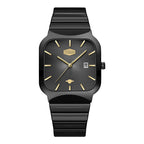 HeroForce 5055GL - Luxury Square Analog Watch with Sapphire Glass & Date Display Martino Valenti