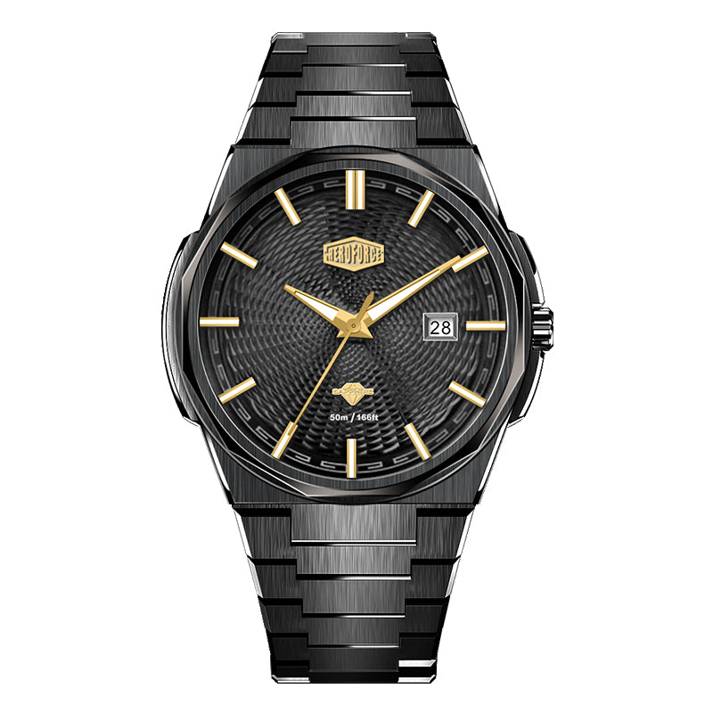 HeroForce 5053A – Luxury Mechanical-Style Watch with Octagonal Bezel Martino Valenti