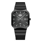 HeroForce 5055GL - Luxury Square Analog Watch with Sapphire Glass & Date Display Martino Valenti