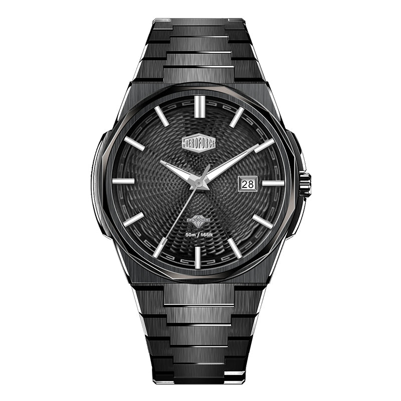 HeroForce 5053A – Luxury Mechanical-Style Watch with Octagonal Bezel Martino Valenti