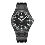 HeroForce 5043 – Men’s Octagonal Bezel Watch with Wave Textured Dial Martino Valenti