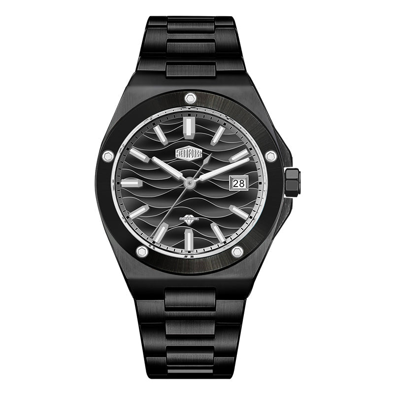 HeroForce 5039 – Luxury Watch - Wave Textured Dial & Sapphire Glass Martino Valenti