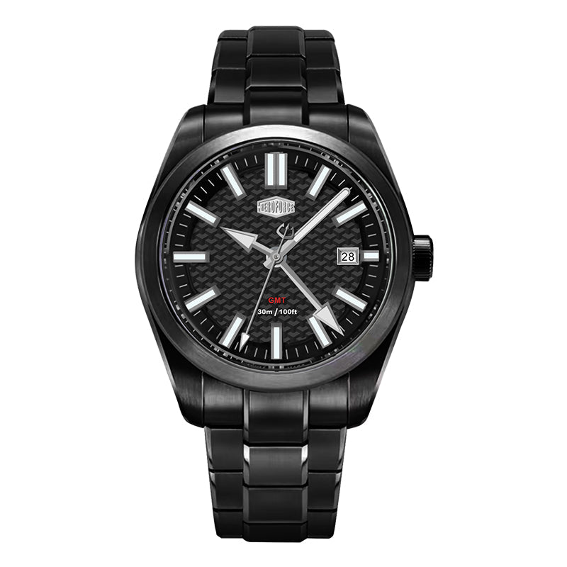 HeroForce 5031 – Luxury Square Analog Watch with Sapphire Glass & Date Display Martino Valenti