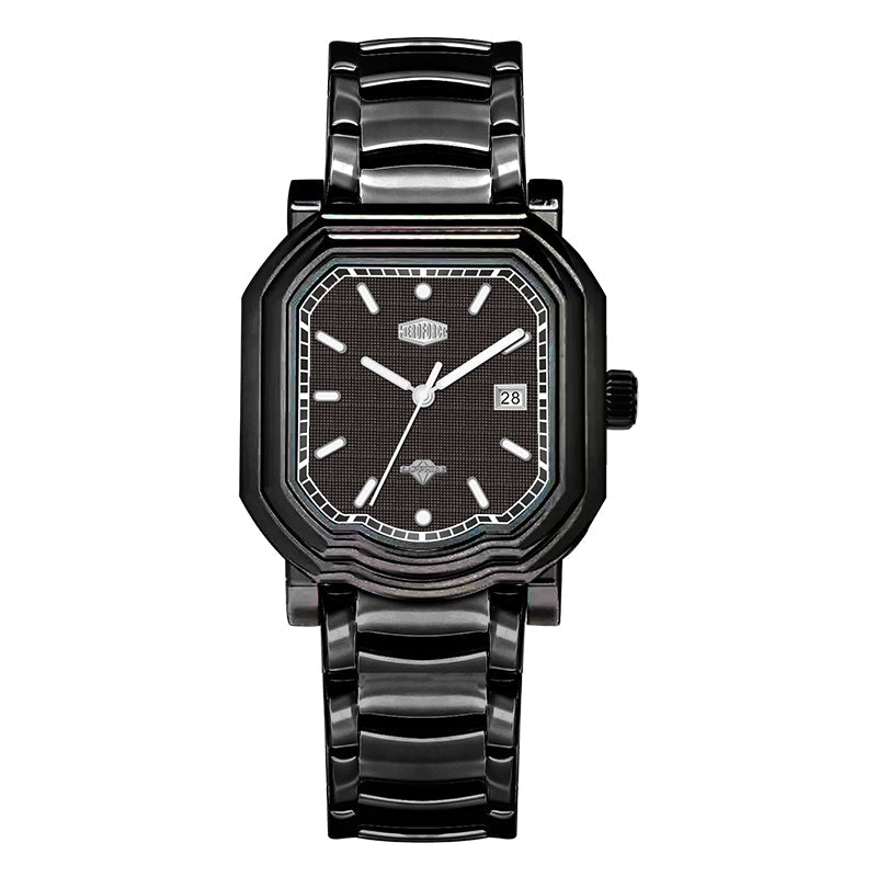 HeroForce 5051S – Men’s Geometric Analog Watch with Textured Dial Martino Valenti
