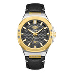 HeroForce 5033B - Luxury Men's Analog Wrist Watch – Leather Strap Martino Valenti