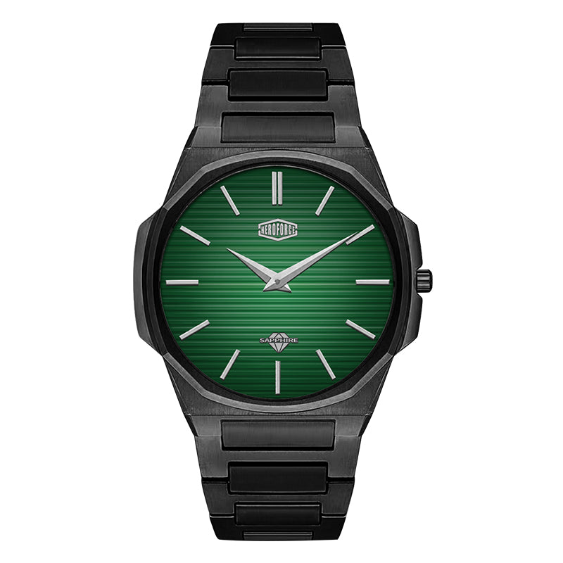 HeroForce 5037A – Luxury Octagonal Watch with Textured Dial Martino Valenti