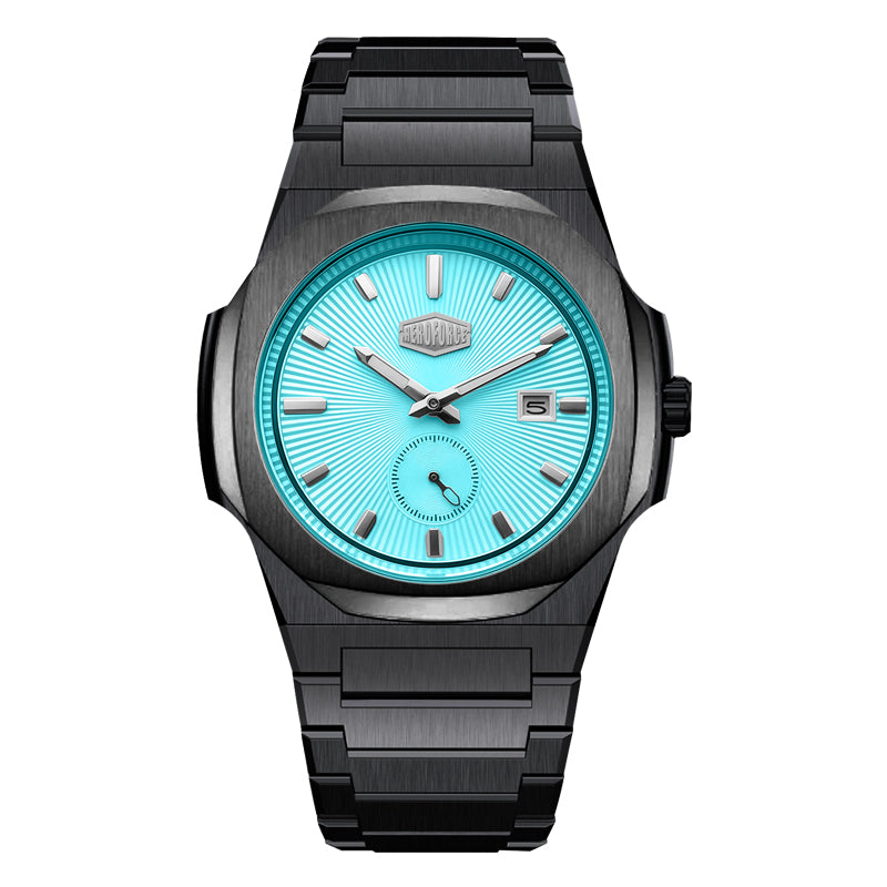 HeroForce 5008 - Azure Stealth – Sunray Turquoise Dial Martino Valenti