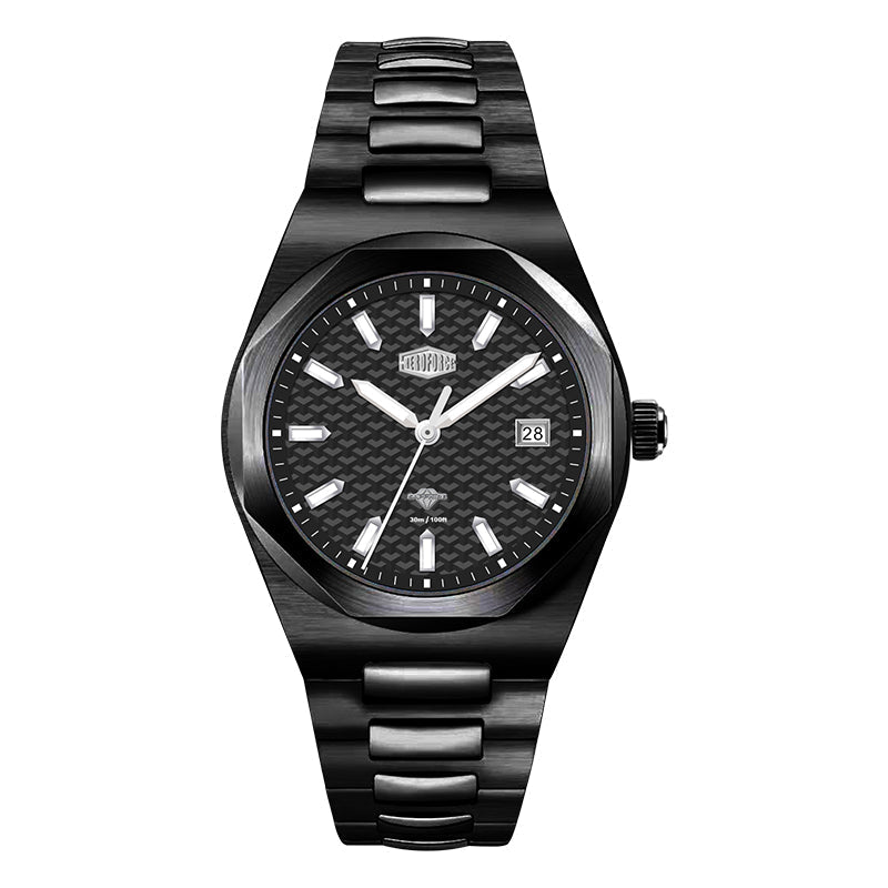 HeroForce 5041 – Luxury Analog Watch with 3D Mosaic Dial & Sapphire Glass Martino Valenti