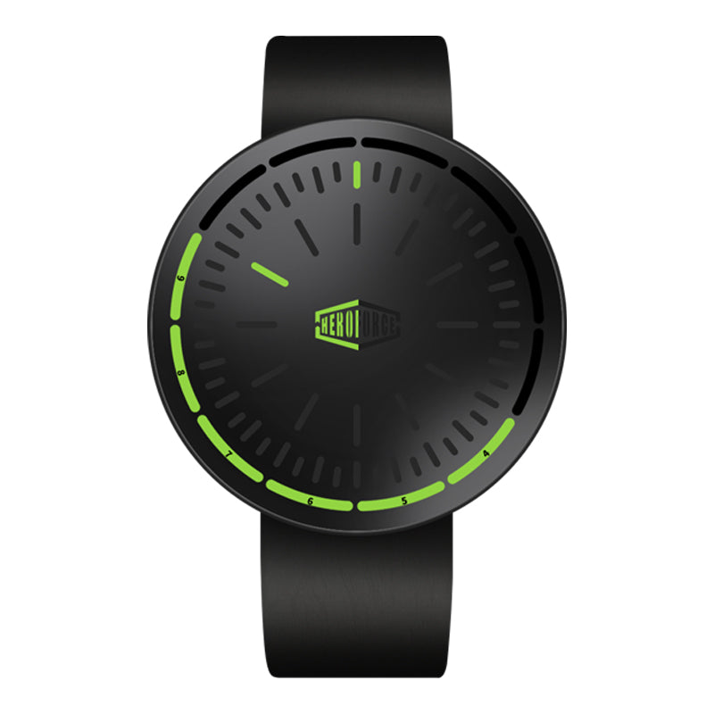 HeroForce 5003P - Cyber Aura – Avant-Garde Analog Watch with Silicon Strap Martino Valenti