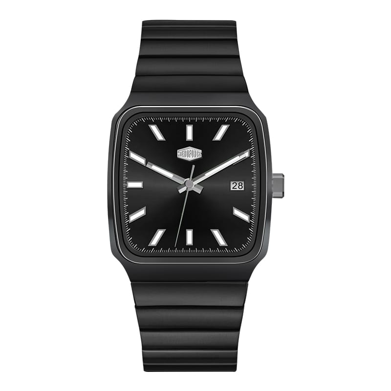 HeroForce 5002B - Men’s Analog Watch – Square Dial with Date Window Martino Valenti