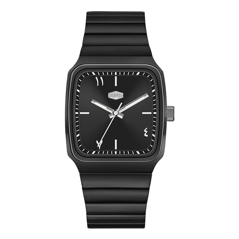 HeroForce 5002 - Heritage Style – Luxury Square Watch with Arabic Numeral Dial Martino Valenti