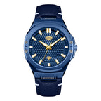 HeroForce 5033B - Luxury Men's Analog Wrist Watch – Leather Strap Martino Valenti