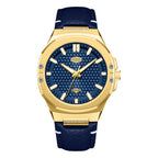 HeroForce 5033B - Luxury Men's Analog Wrist Watch – Leather Strap Martino Valenti