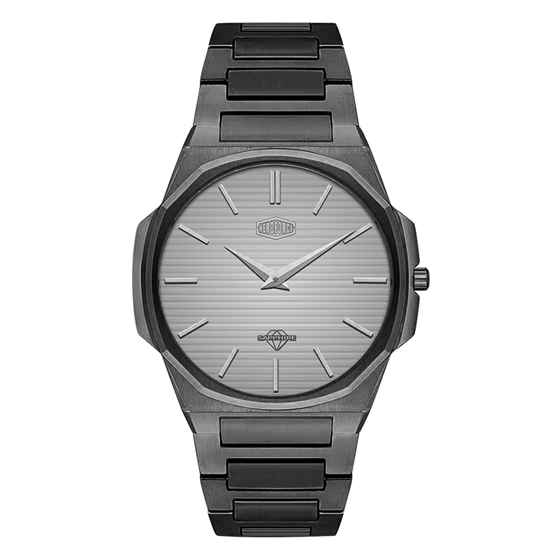 HeroForce 5037A – Luxury Octagonal Watch with Textured Dial Martino Valenti