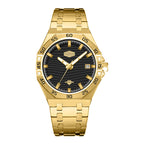 HeroForce 5043 – Men’s Octagonal Bezel Watch with Wave Textured Dial Martino Valenti
