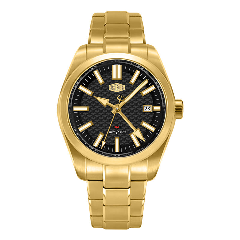 HeroForce 5031 – Luxury Square Analog Watch with Sapphire Glass & Date Display Martino Valenti