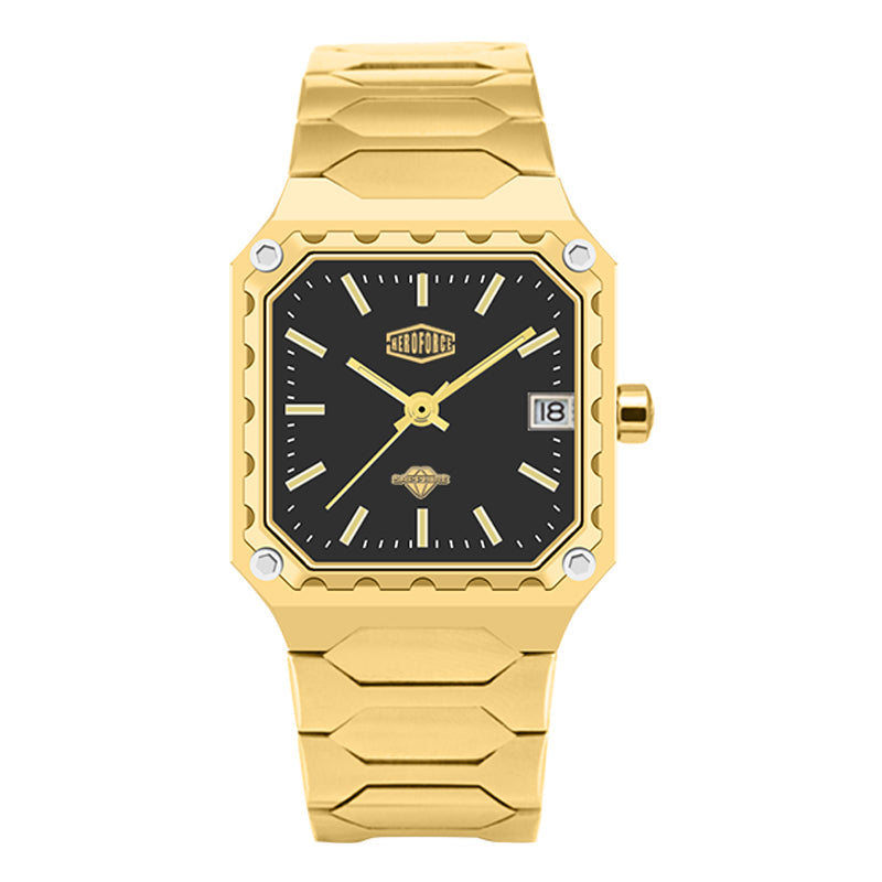 HeroForce 5045 - Square Case Analog Watch for Daily Wear Martino Valenti