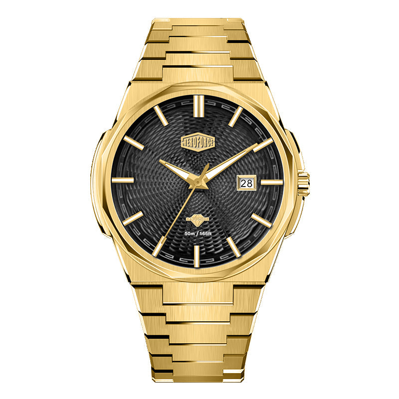 HeroForce 5053A – Luxury Mechanical-Style Watch with Octagonal Bezel Martino Valenti